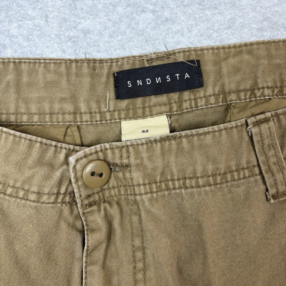 SNDNSTA Mens 42 Chino Shorts Brown Cotton Utility Gorpcore Outdoor Cargo 742478 - Picture 8 of 10